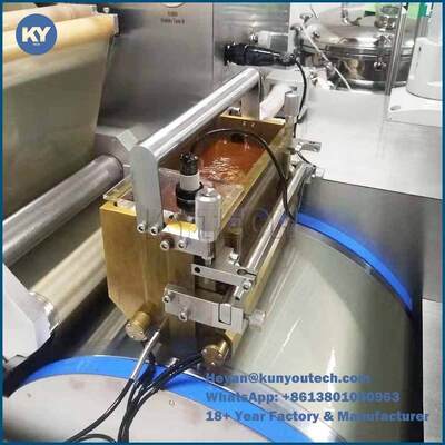 Ποιότητα  Plant Gelatin Robbion Spreder box  Injection Wedge pump and die rolls Εργοστάσιο