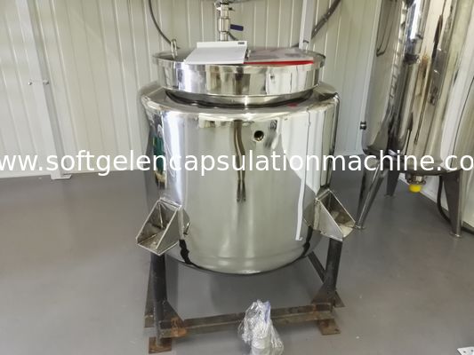 Λειώνοντας δεξαμενή ζελατίνης Softgel με την υδραυλική δεξαμενή ελέγχου θερμοκρασίας με το κιβώτιο ελέγχου