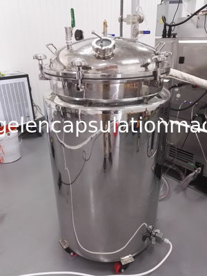Λειώνοντας δεξαμενή ζελατίνης Softgel με την υδραυλική δεξαμενή ελέγχου θερμοκρασίας με το κιβώτιο ελέγχου