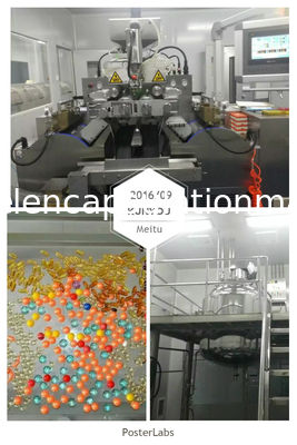 Φαρμακευτική μηχανή καψών Softgel ζελατίνης, μηχανή συσκευασίας ιατρικής 43470/ώρα