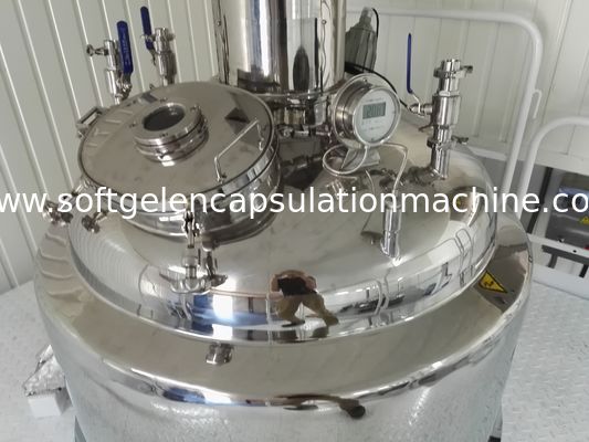 600L αντιδραστήρας ζελατίνης τρία στρώματα του νερού - θέρμανση λουτρών σε 130 βαθμό
