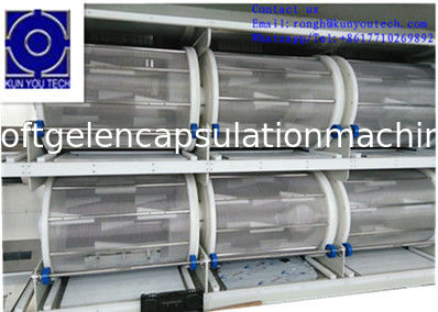 Ρευστό κρεβάτι 2 στρώμα softgel ενθυλάκωσης γραμμών αποξηραντική μηχανή καψών ανατροπέων ξηρότερη