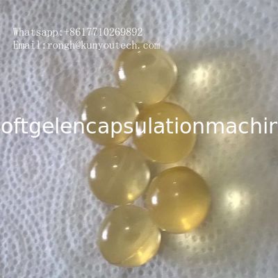 Μίνι μηχανή Softgel σφαιρών άνευ ραφής, μαλακή μηχανή καψών ζελατίνης με το υλικό πλήρωσης πετρελαίου