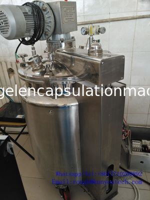 50 - 100 λειώνοντας λίτρα δεξαμενών ζελατίνης με το ισχυρό κουπί και το κενό σύστημα