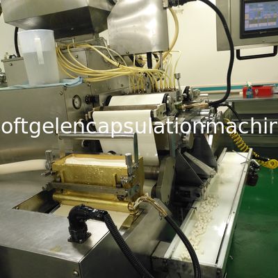 φυτική ενθυλάκωση Erkang Carrangeen Softgel αμύλου πηκτωμάτων 12 ίντσας που πραγματοποιεί την πώληση μηχανών