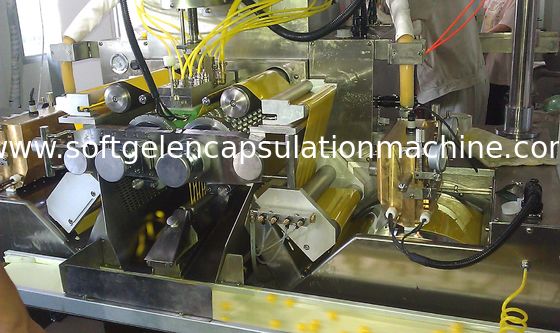 Μηχανή ενθυλάκωσης καψών Softgel σαμπουάν χρήσης Cosmatic ελέγχου PLC με τη διάφορη μορφή