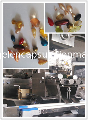 20kw ιατρική μηχανή ενθυλάκωσης Softgel μεγάλων κλιμάκων για το softgel και painball την παραγωγή με το PLC και την οθόνη αφής