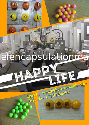 Μηχανή ενθυλάκωσης Softgel Kunyou για τη χρήση Pharcetucial και Paintball με το PLC