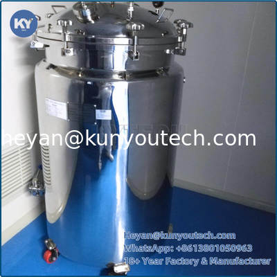 304 η αποθήκευση ανοξείδωτου SUS τοποθετεί σε δεξαμενή τον Τύπο αέρα για τα φαρμακευτικά γαλακτοκομικά τρόφιμα