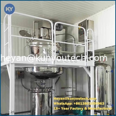 Δεξαμενή τήξης ζελατίνης 450L με θέρμανση υδατόλουτρου