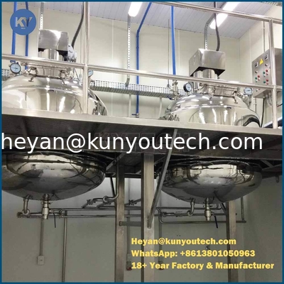 450L δεξαμενή τήξης ζελατίνης με 7.5kw-12kw κινητήρα