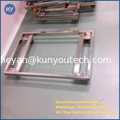 Καροτσάκι ανοξείδωτου για την κίνηση των πλαστικών ξεραίνοντας δίσκων/των κινητών ροδών