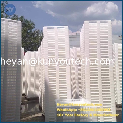 Οι πλαστικοί ξεραίνοντας δίσκοι ιατρικής βαθμού τροφίμων με τις τρύπες μπορούν να συσσωρεύσουν, αποδοτική ξήρανση