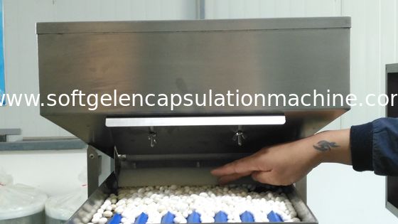 Μαλακή μηχανή ενθυλάκωσης ζελατίνης ανοξείδωτου για το ωοειδείς στενόμακρες πετρέλαιο ψαριών μορφής/την κάψα βιταμινών