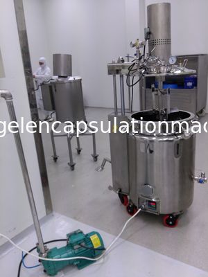 Γραμμή παραγωγής Ε&Α Softgel για το ωοειδή στενόμακρη πετρέλαιο ή τη βιταμίνη Softgel ψαριών μορφής