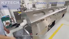 Στεγνωτήριο περιστροφικού τύπου για μαλακά καψάκια - Κάλυμμα από ανοξείδωτο χάλυβα